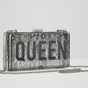 Aldo Queen Clear Box Clutch